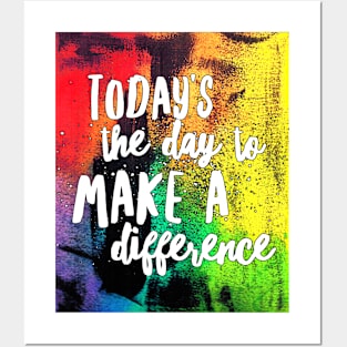 Make a Difference Posters and Art
